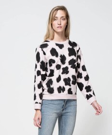 TESS CROPPED STRETCH-CLOQUE TOP